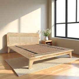 Japanese joinery Solid Wood Bed Frame Vietnam