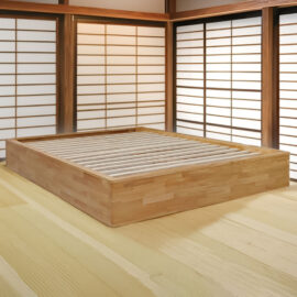 Wooden Tatami Bed Frame Japanese Joinery Vietnam