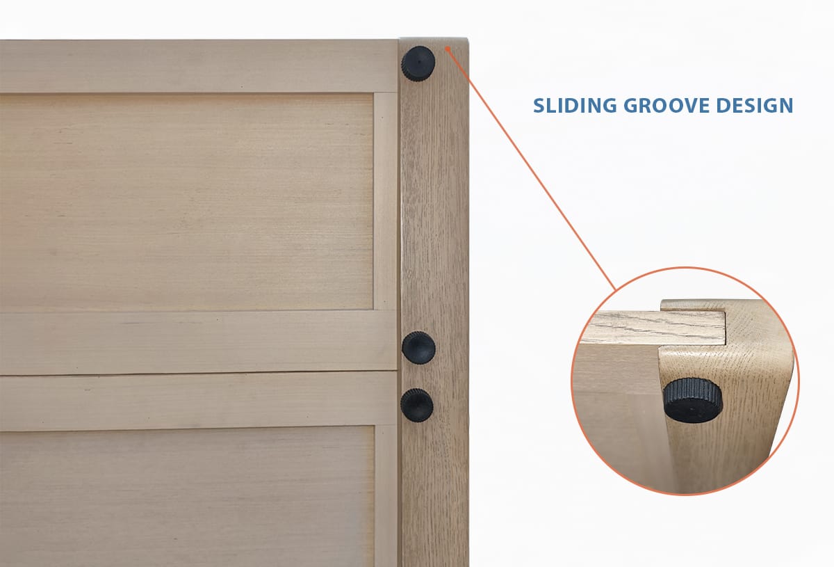 Wood bed
