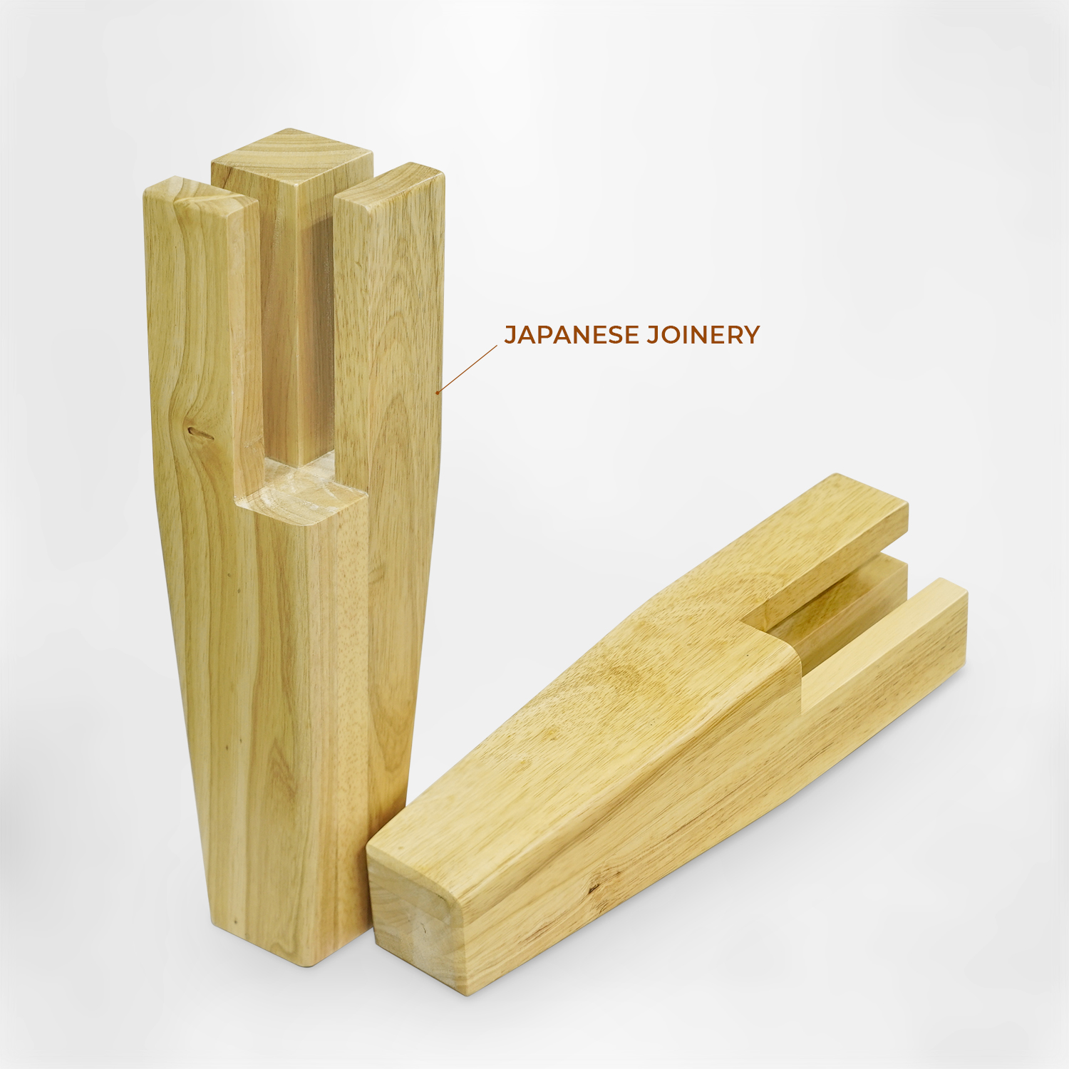 RUBBERWOOD JAPANESE JOINERY BED_ORLA 0.8