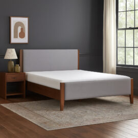 Solid Oak Wood Bed Frame Tool-free Manufacturer Vietnam