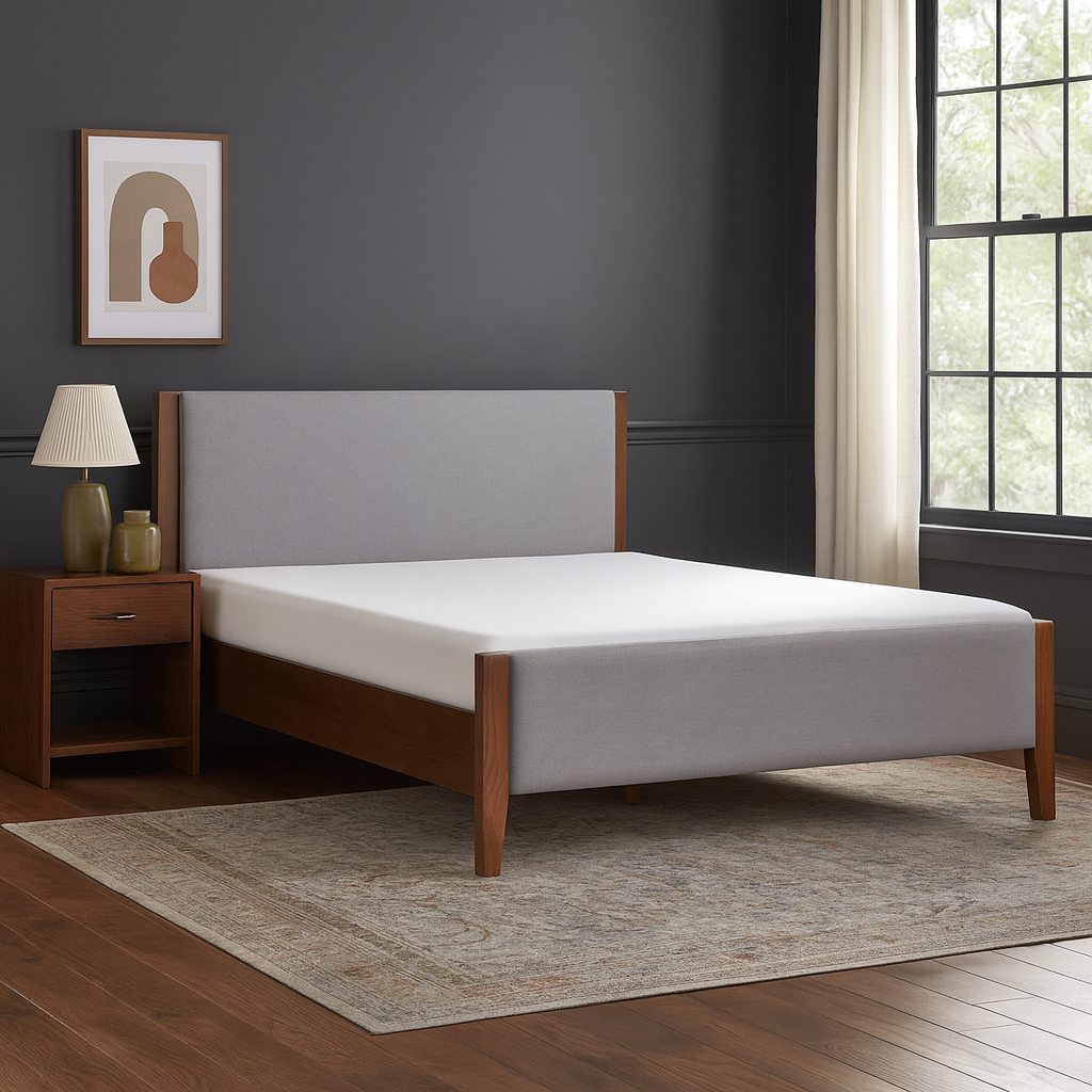 Solid Oak Bed frame tool-free_FTN