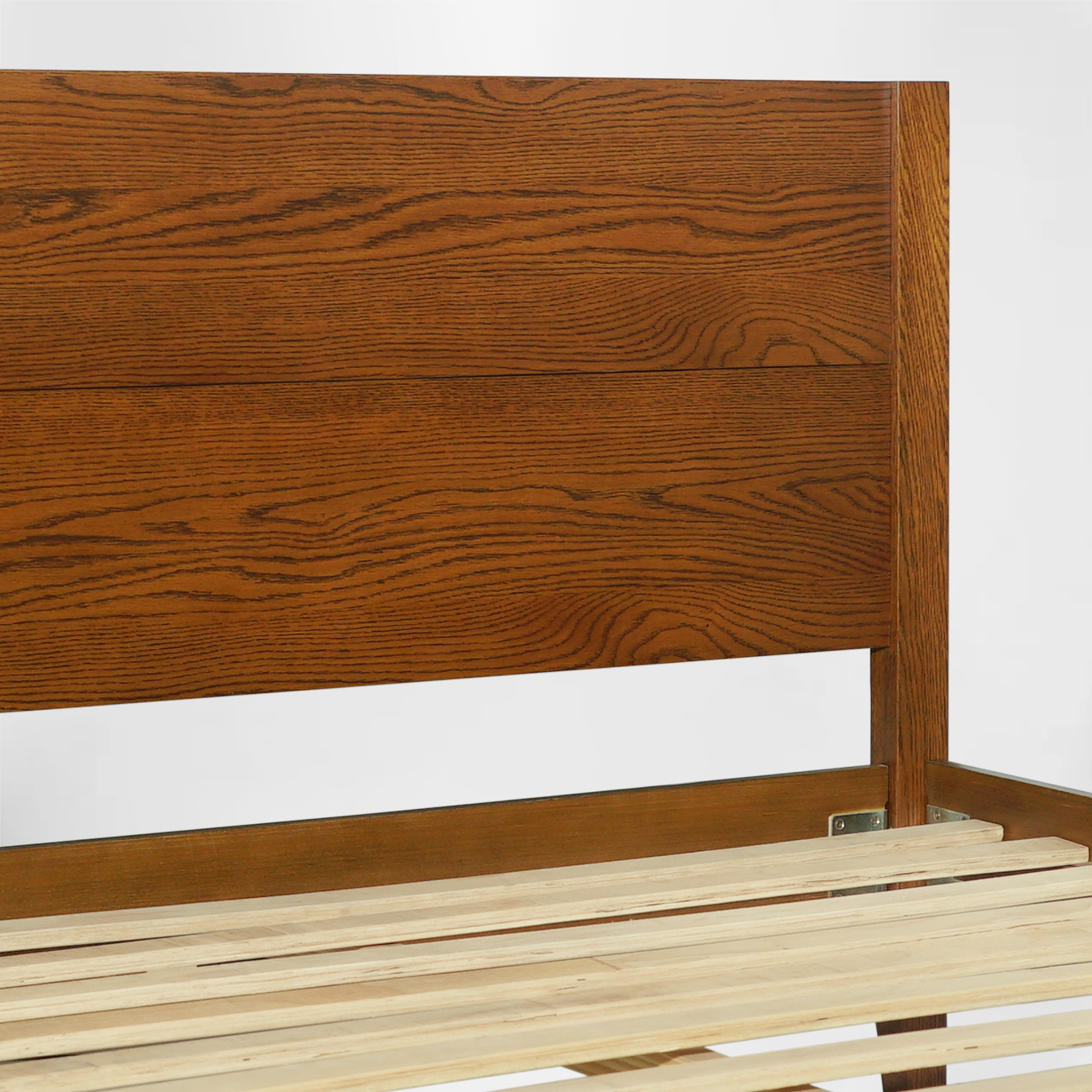 Solid Oak Bed frame tool-free_FTN5