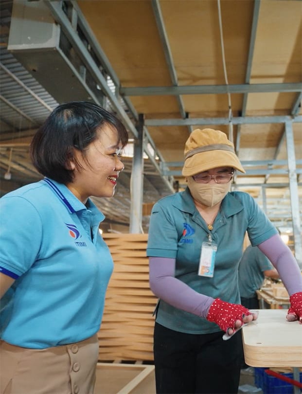 IMITI production team Vietnam Furniture factory