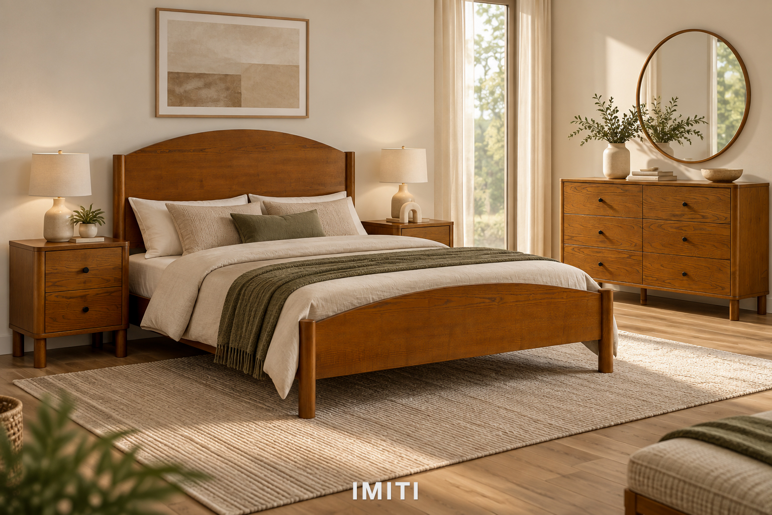 Custom wooden furniture manufacturing by IMITI in Vietnam