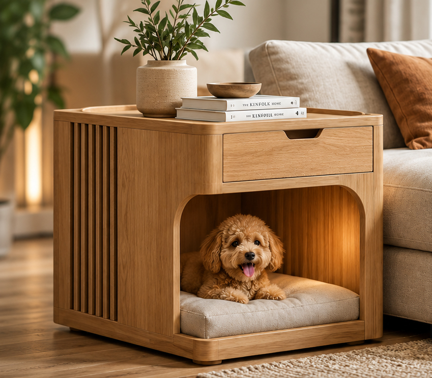 Custom wooden pet furniture OEM ODM design concept by IMITI Vietnam